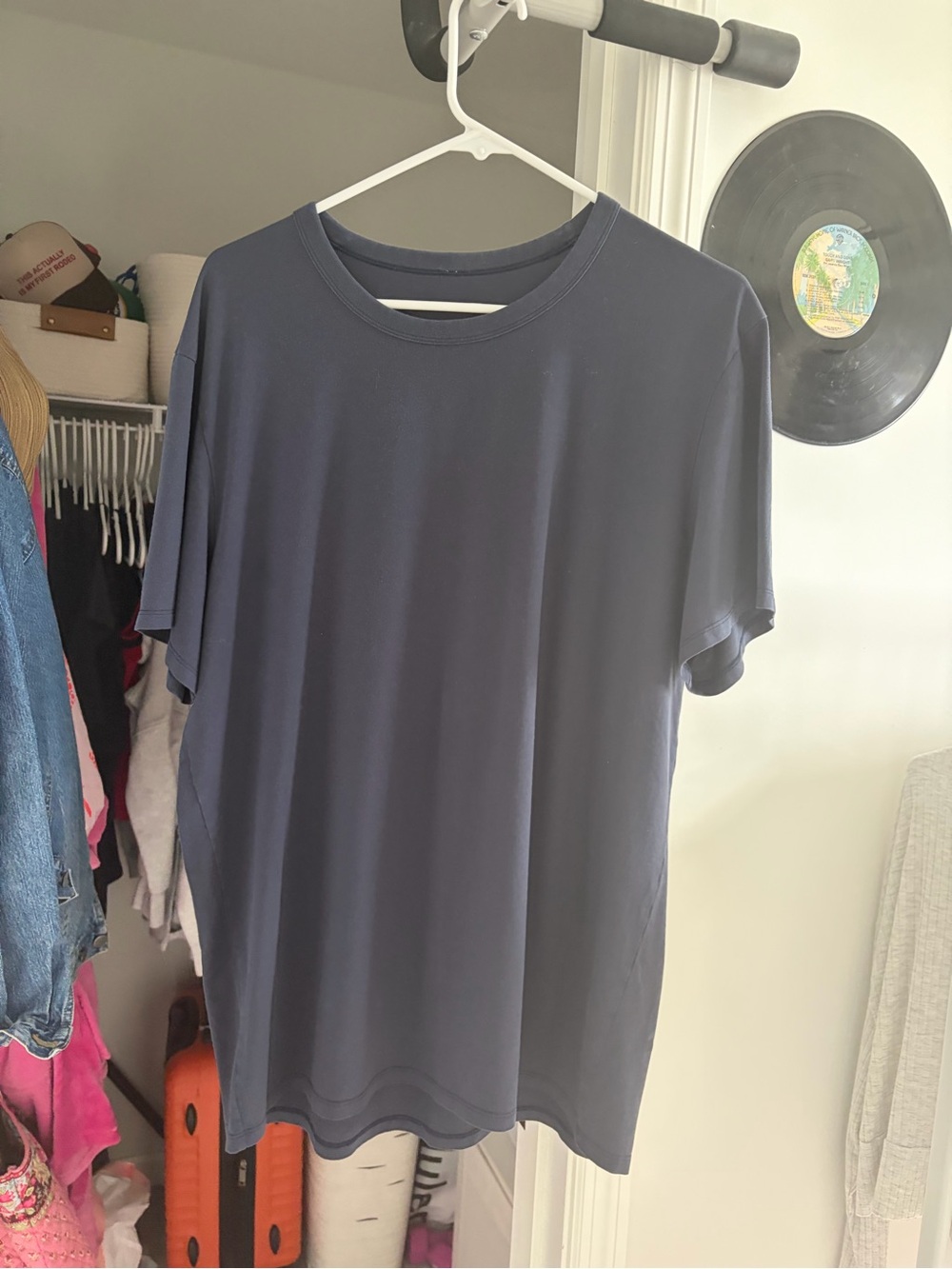 Lululemon Soft Jersey Short Sleeve Shirt - Navy